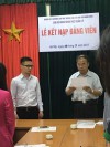 Lễ kết nạp Đảng tháng 5 năm 2017