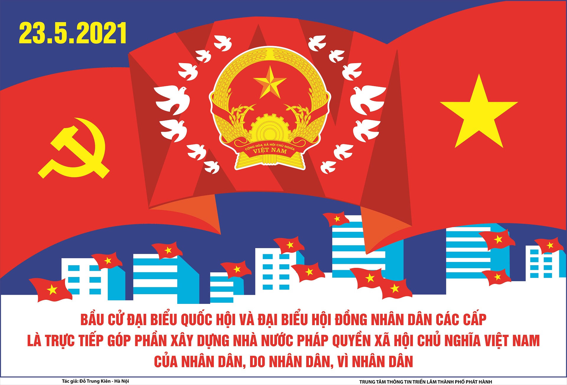 Nhiệt liệt chào mừng ngày bầu cử đại biểu Quốc hội khóa XV và đại biểu HĐND các cấp nhiệm kỳ 2021- 2026