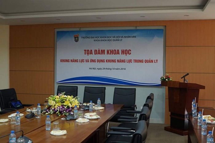 Tọa đàm Khoa học khung năng lực và ứng dụng khung năng lực trong quản lý tháng 10 năm 2016